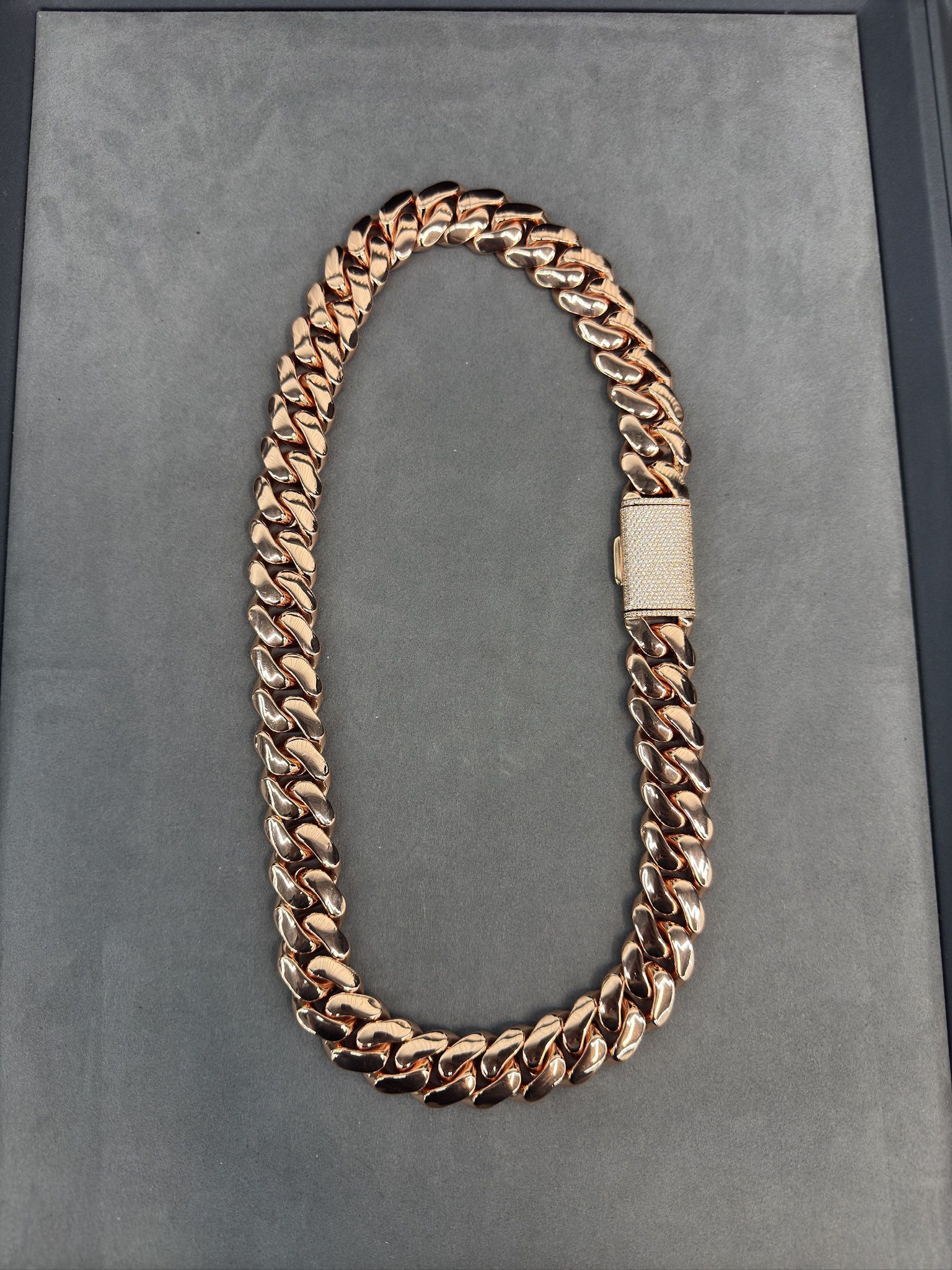 Gold Cuban Chain 14kt Plated