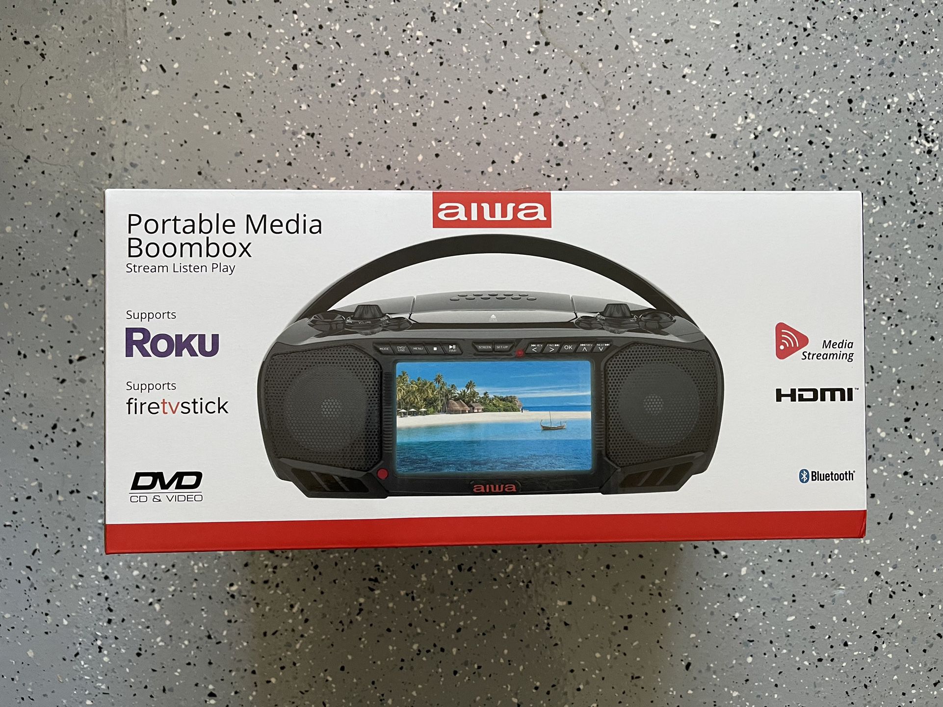 Portable Media Boombox Brand New