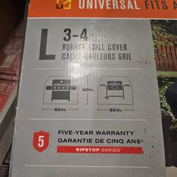 Chair Broil 3-4 Burners Grill Cover Brand New In The Box