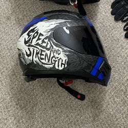 Motorcycle Helmet Tinted And Clear Visor