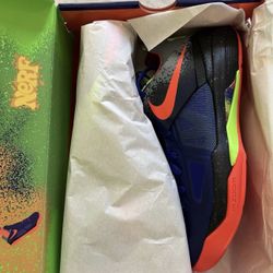 DS Nike Kevin Durant IV NERF Sz 9.5 KD I Iii Retro