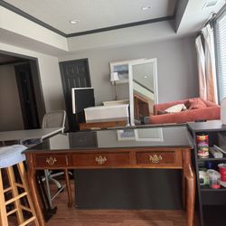 Solid Wood Writing Desk