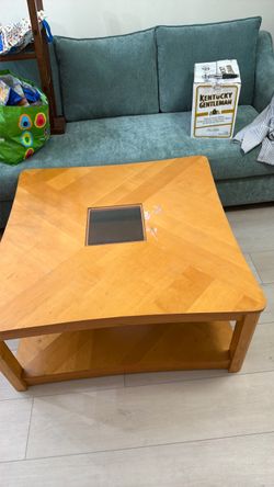 Coffee table and two end tables