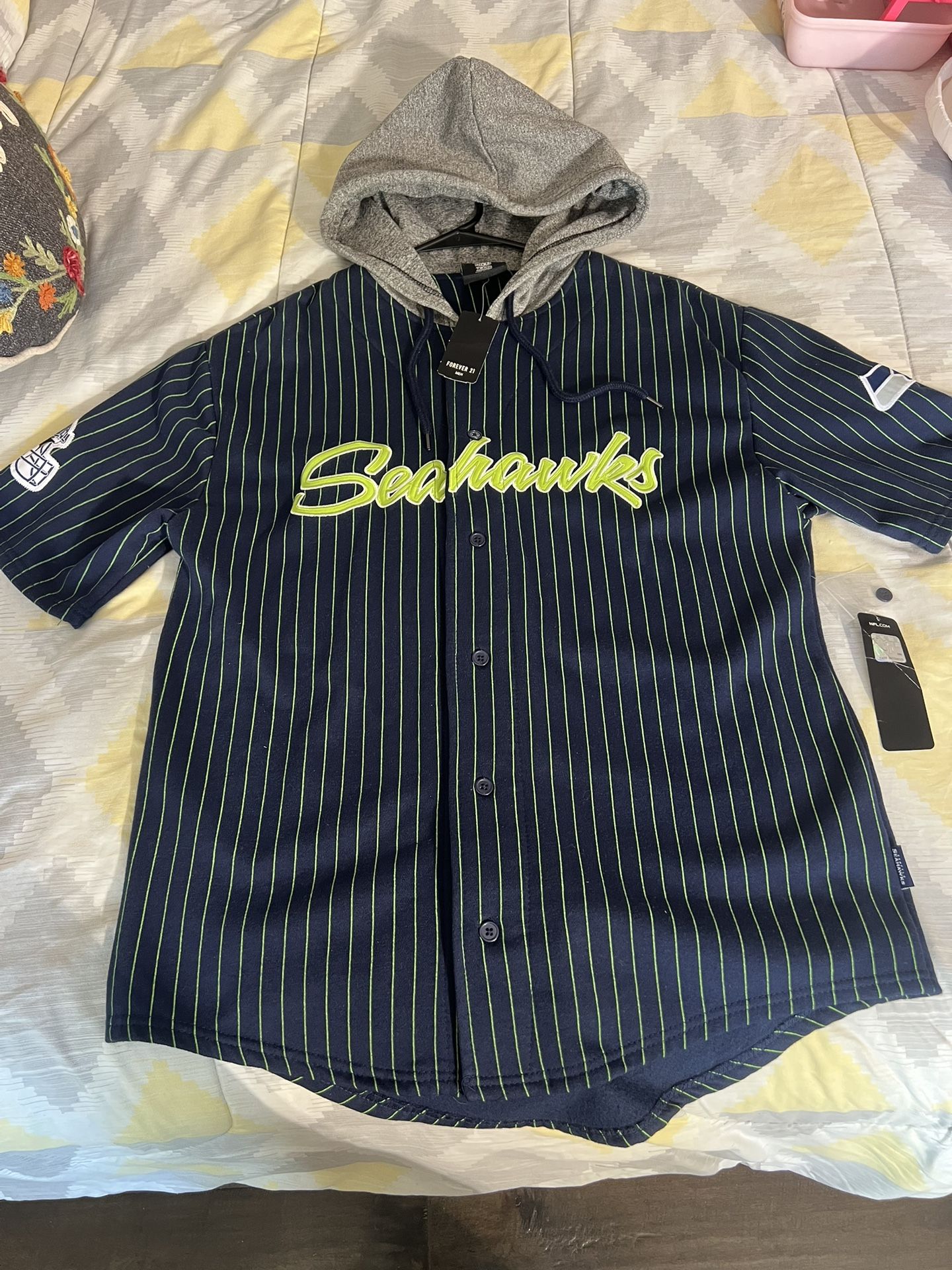 NFL Seattle Seahawks Jersey Hooded Knit 