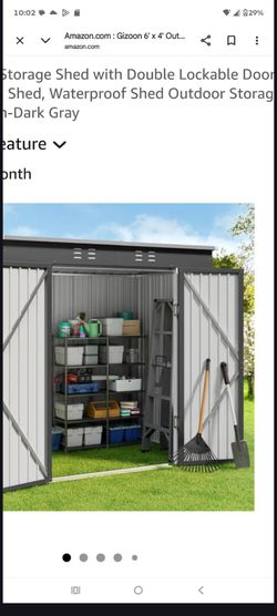 New 4×6 shed aluminum