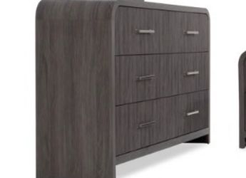 Modern Grey 6-Drawer Dresser