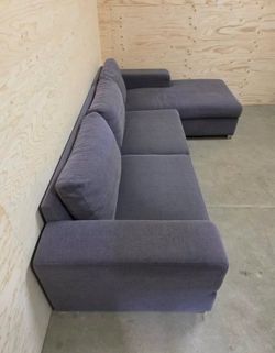 Beautiful grey sectional