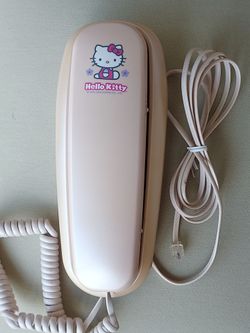 Like-New Hello Kitty Landline Phone