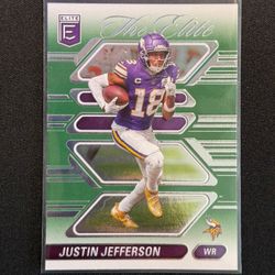 2024 Donruss Elite Justin Jefferson Green 