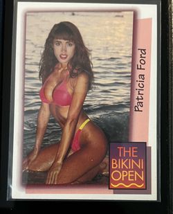 Patricia Ford The Bikini Open Promo Promotional Card Hawaii Rookie 1