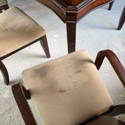 Mahogany Table With Two Leaves