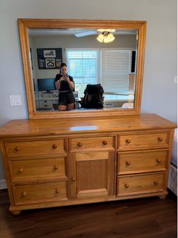 Wood Bedroom set