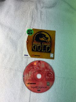Sega Dreamcast Mortal Kombat Gold game