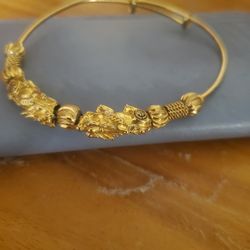 Cute Gold Plated Bracelet 