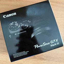 Cannon Power shot G7 Mark III