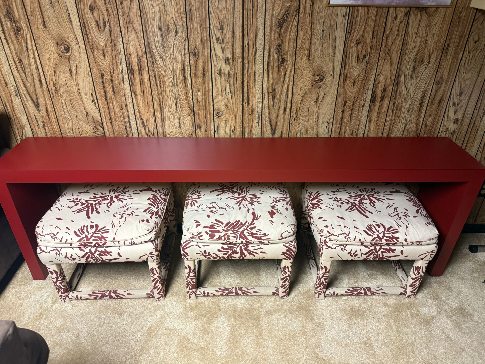 Entry Table And Stools