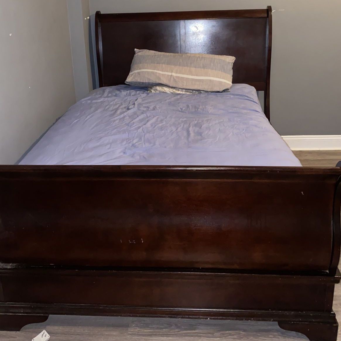 Queen Size Bed Frame Brown