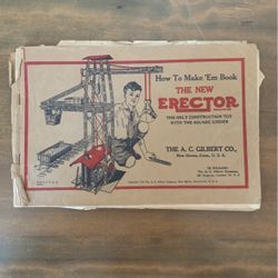Vintage The A.C. Gilbert Erector Set Manual