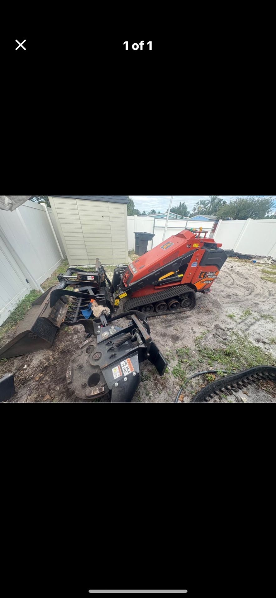 Mini Skid Steer Ditch Witch 800 Bobcat 