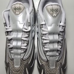 🔥 New Balance 1000 Retro Runner (Grey/Metallic) - Women's Size 8 🔥