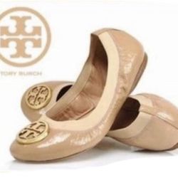 Tory Burch Patent Leather Flats  Size 7.5 