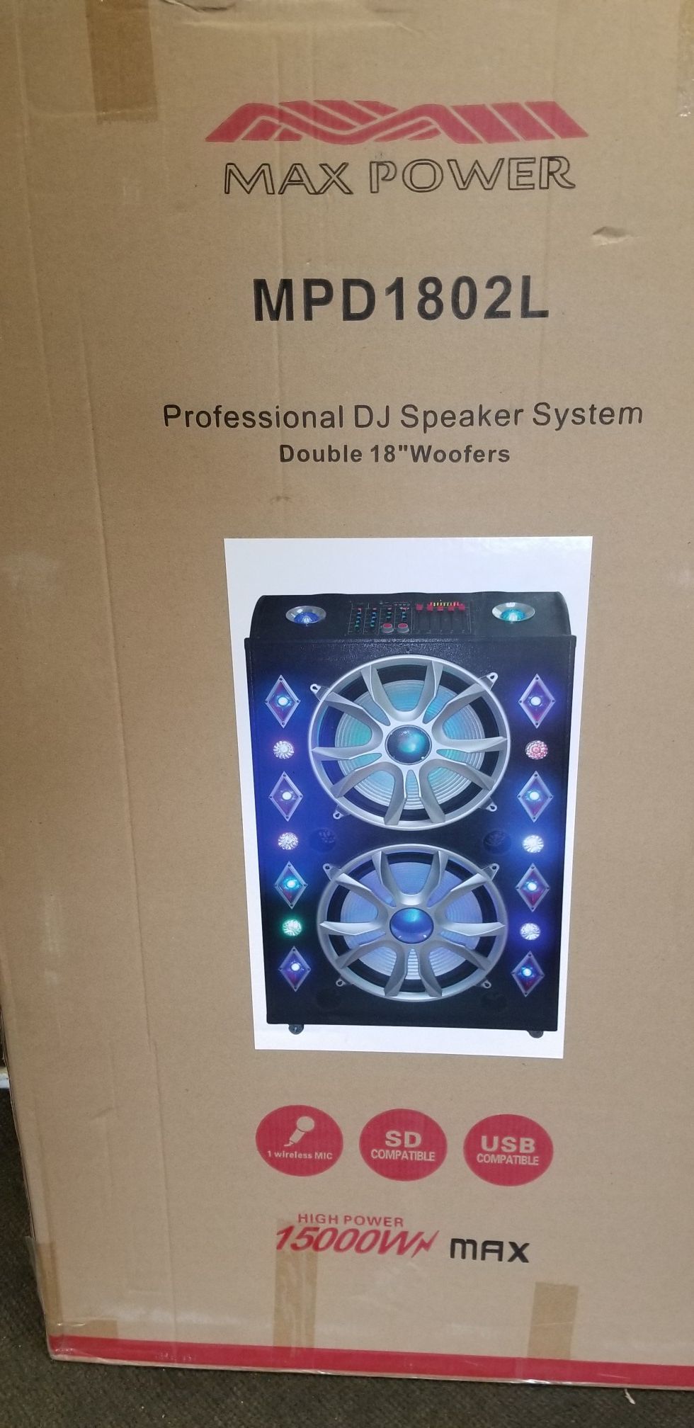 Maxpower floor speaker