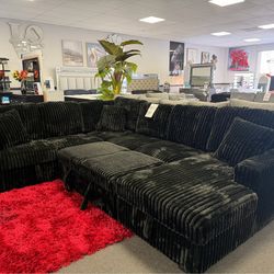 Black Sofa Sectional Sleeper