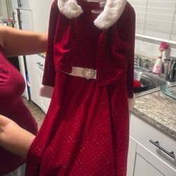 Christmas Fancy Dress Size 8