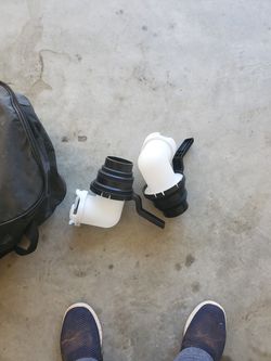 Two new gaskets ..two hoses and bag for trailers or RV