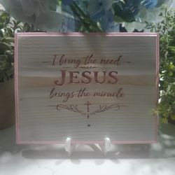 Handmade Custom Wood Bible Decor