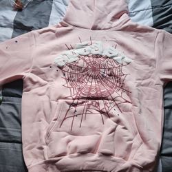 Pink og web spider hoodie 