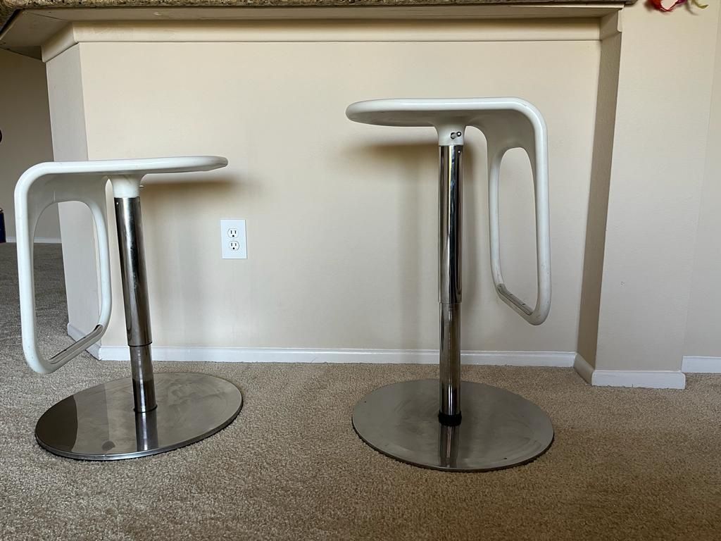 White IKEA Bar Stool