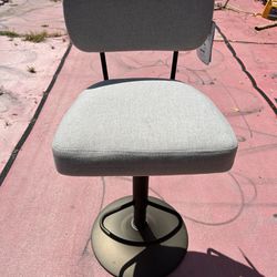 Grey Bar Stool Chair 