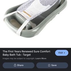 The first Years Renewed Sure Comfort Baby Bath Tub