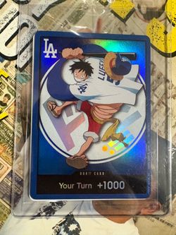 Dodgers luffy and Pokemon tcg