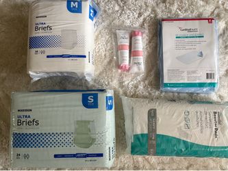 Adult briefs and misc care items