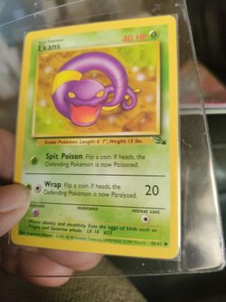 VINTAGE 1ST EDITION EKANS POKEMON CARD.   PICK⛏️ UP ONLY
