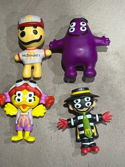 McDonald’s Cactus Plant Flea Market 2022 Adult Happy Meal Toys Complete Set of 4