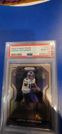 2020 prizm Justin Jefferson PSA 10