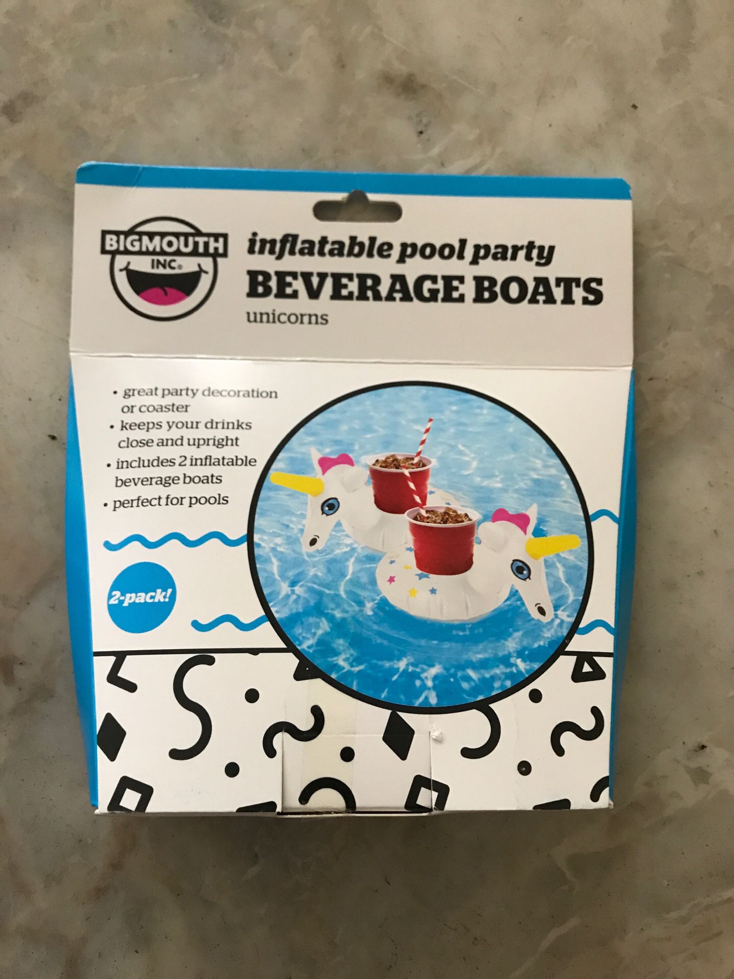 Inflatable beverage boats