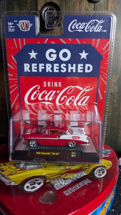 M2 Machines Coca-Cola 1956 Chevrolet Bel Air Red 1/750 Chase
