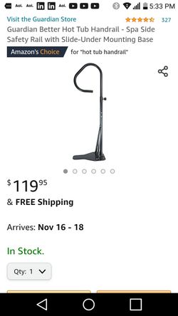 Guardian Spa Hot Tub Rail - New