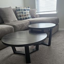 Rumie Brown 2pc Cocktail Table Set