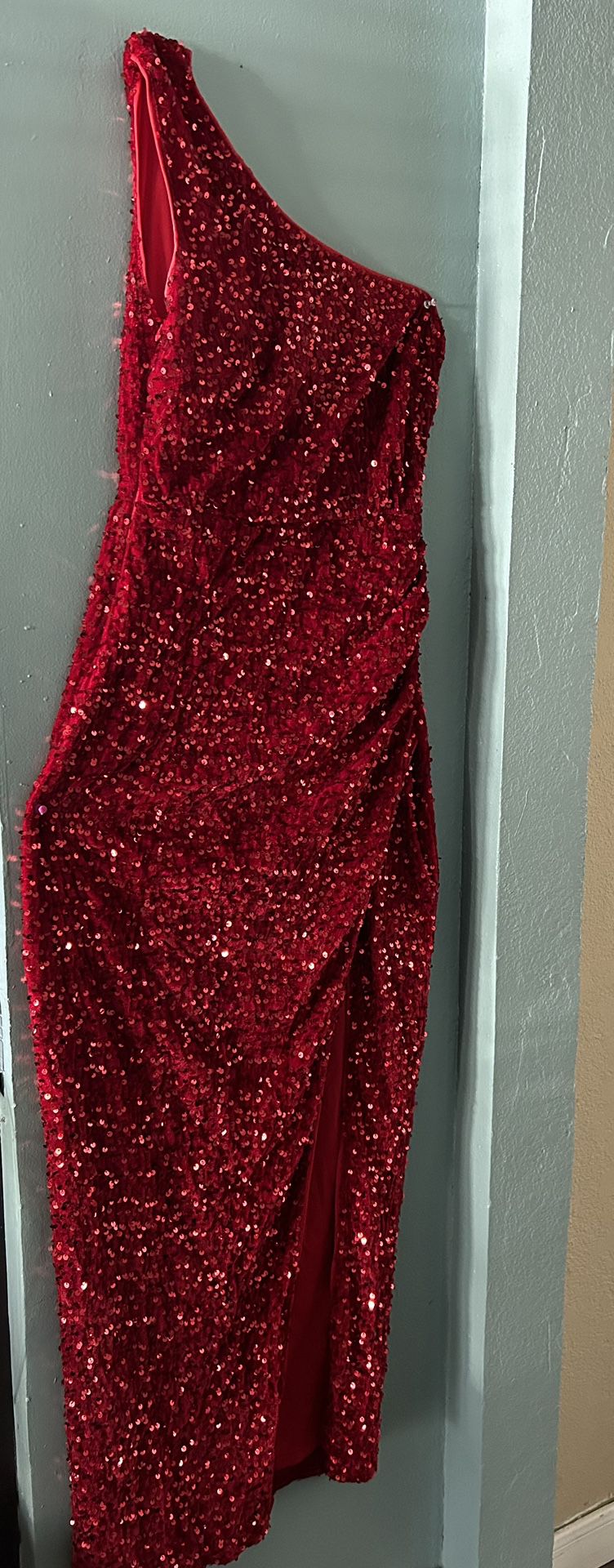 Red  Long Party Dress