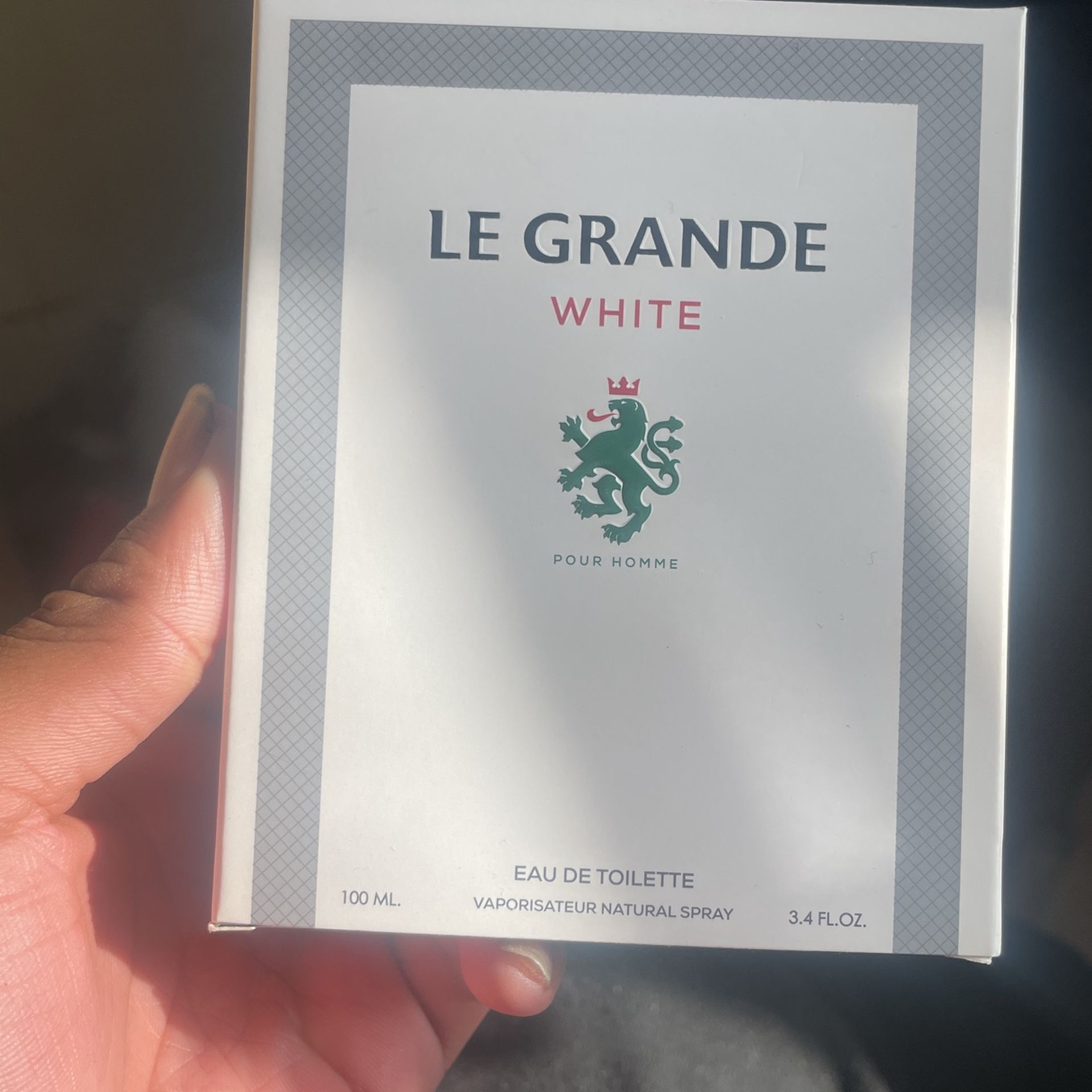 Men’s Le Grande White Eau De Toilette 3.4oz  Cologne 