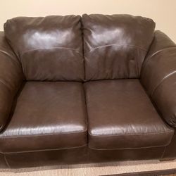 Leather LoveSeat Sofa