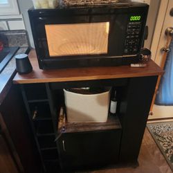 Microwave and stand