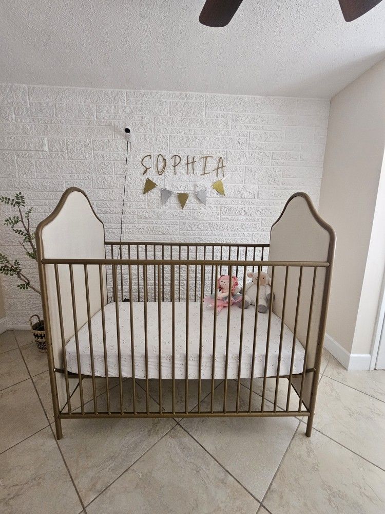 Gold Metal Crib