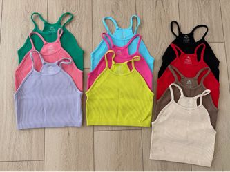 Brand New women’s, Sunzel brand work out crop tops, size M/L