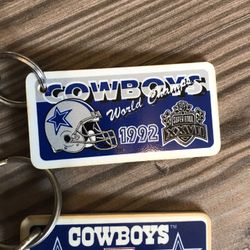 Dallas Cowboy Key Chains Super Bowl Nfl Football 